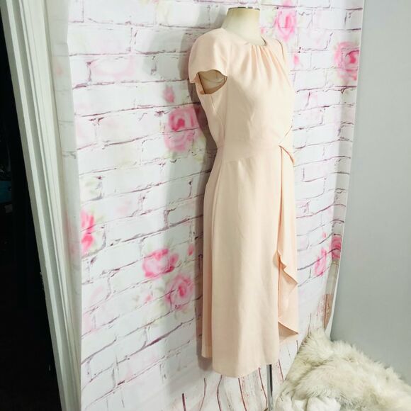 Vince camuto nwot pink Cap Sleeve Midi Dress - Picture 7 of 15